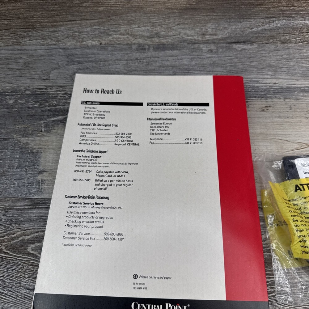 MacTools Pro Version 4 By Central Point Sealed Floppy Disks