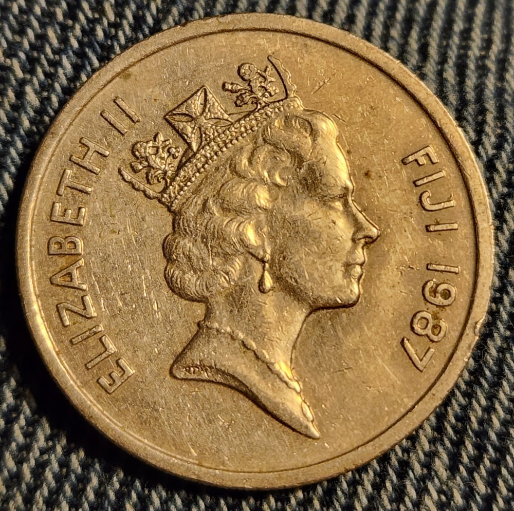 Fiji 1987 20 Cents Coin