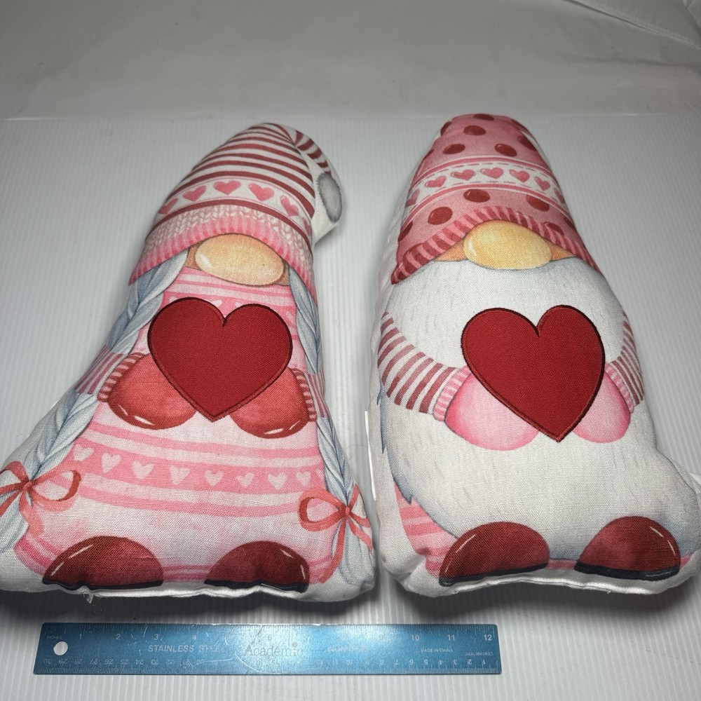 Cute Gnomes!Valentine’s Day! 2pcs Decorative Throw Pillows!