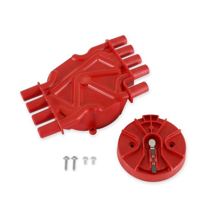 MSD 8017 Cap and Rotor Kit Red