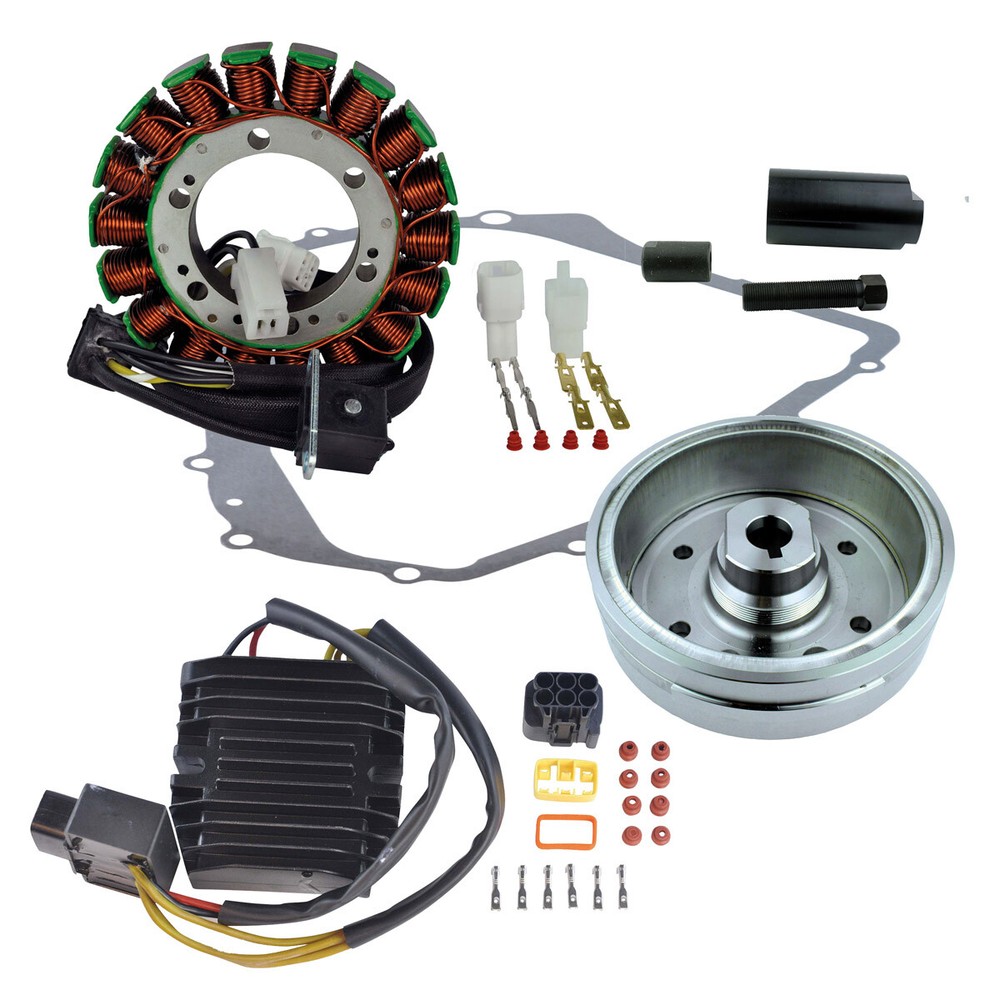 Kit Flywheel Stator Mosfet Regulator Puller Gasket For Suzuki LTA 400 Eiger 2005