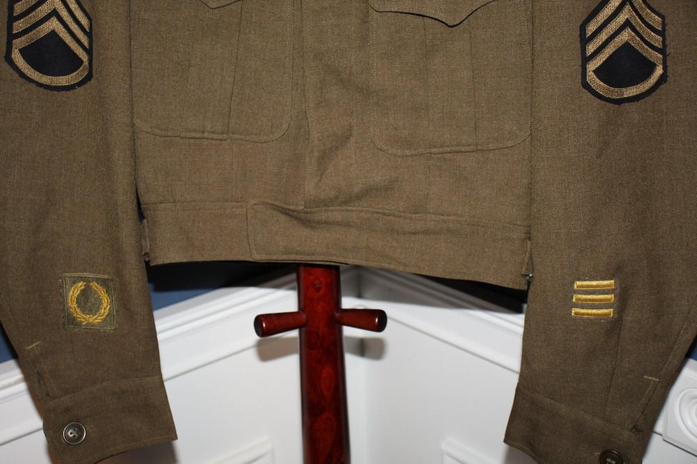 Original Early Post WW2 U.S. AAF Training Cmd. & 8th Army Patched Medic's Jacket