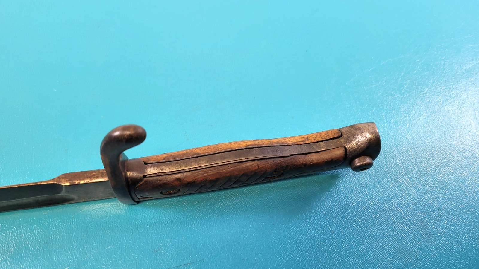 WWI German Model S98 1898 /05 Butcher Bayonet Simson J.A.F.E. 136. Marks TR745