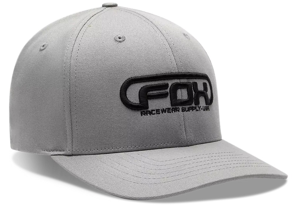 Fox Racing Global Flexfit Hat Steel Gray