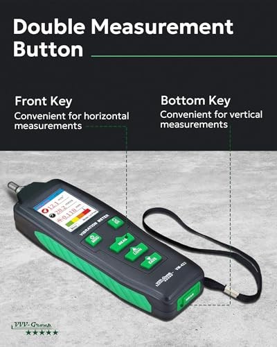 Digital Vibration Meter – VM-422 Industrial Vibrometer Vm-422 Built-in Sensor