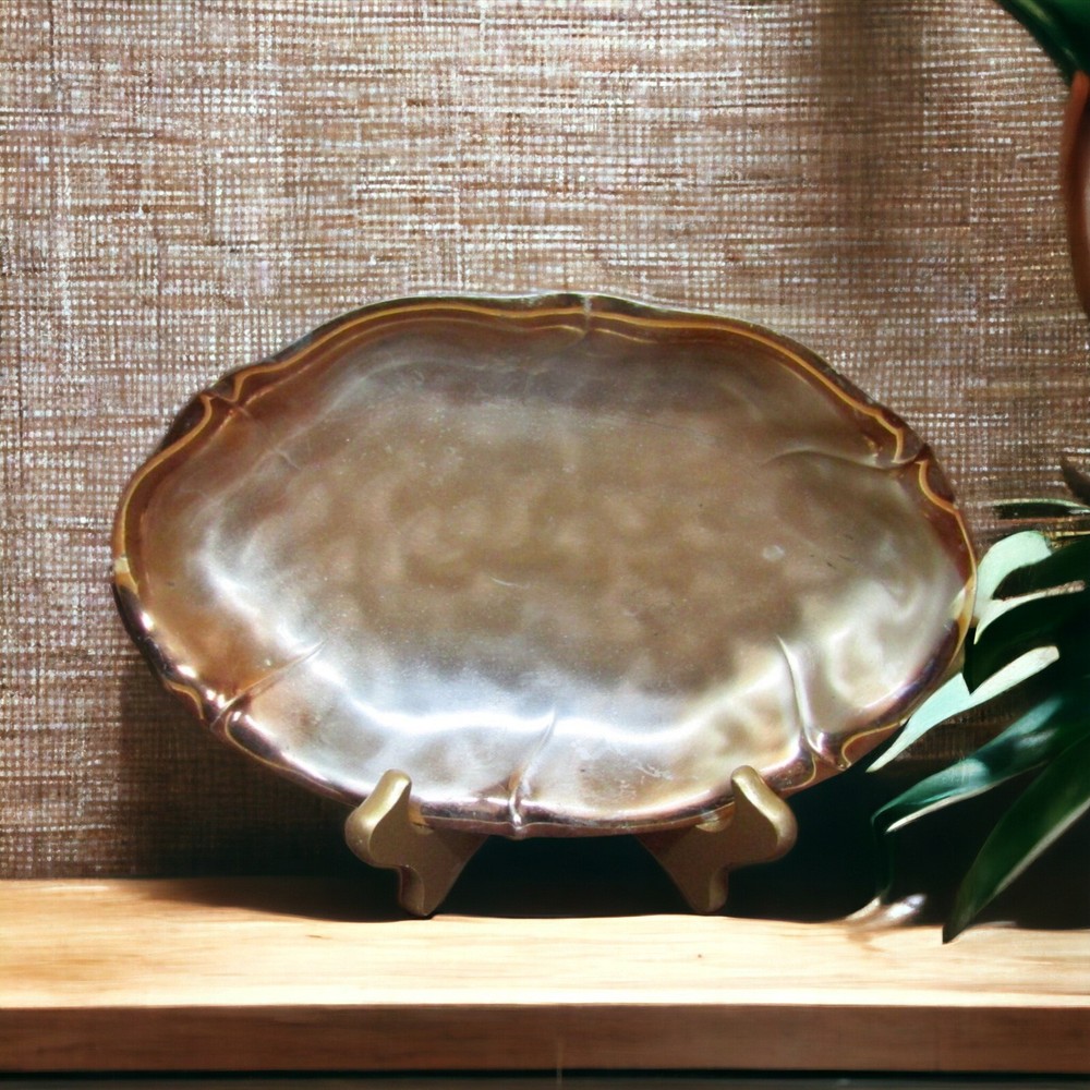 Vintage WMF  Ikora Silverplate Bowl  #6410 Made in Germany