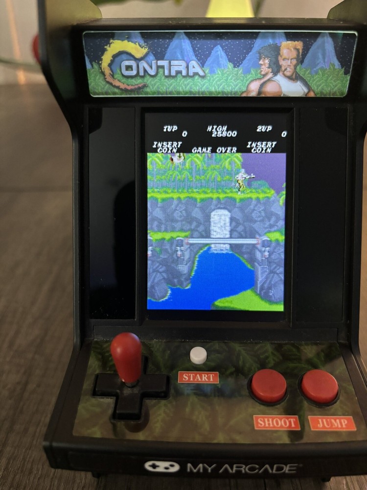 My Arcade Contra Micro Player, Fully Playable, Allows CO/VS Link for CO-OP