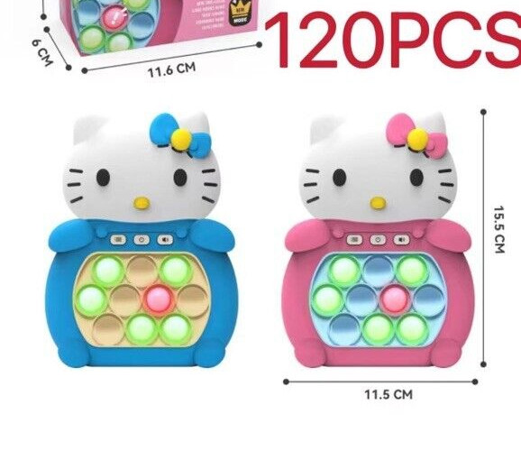 Hello Kitty Pop Push Game Controller Sensory Fidget Toy Electronic Sound Light