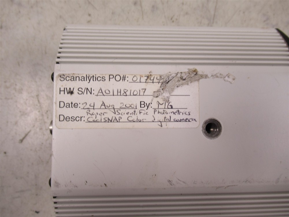 Roper Scientific Photometrics Cool Snap Microscope Camera CCD