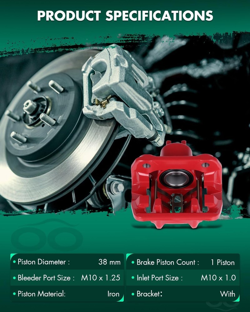 Rear Right Brake Caliper with Bracket – OEM-Quality Replacement, Easy Install
