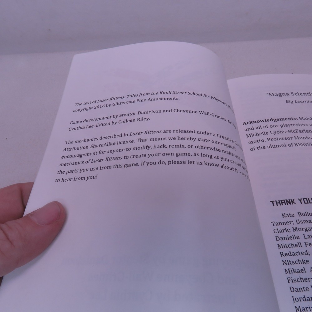 Glittercats RPG Laser Kittens