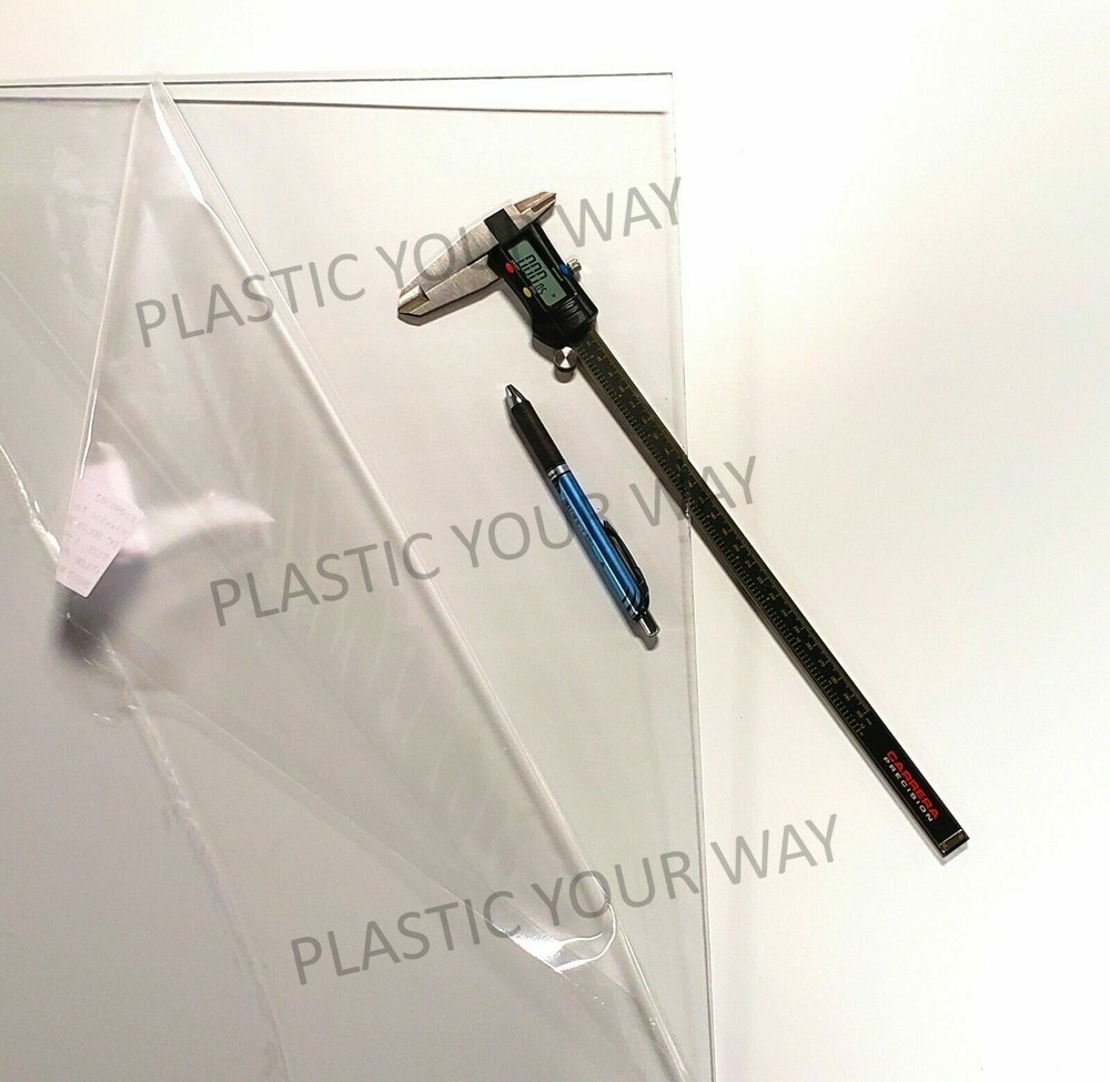 Polycarbonate Clear Plastic Sheet 1/8"