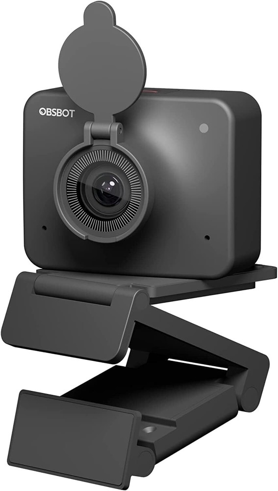 OBSBOT Meet 1080P 60FPS Webcam, Full HD Auto-Focus & AI-Powered Framing Camera