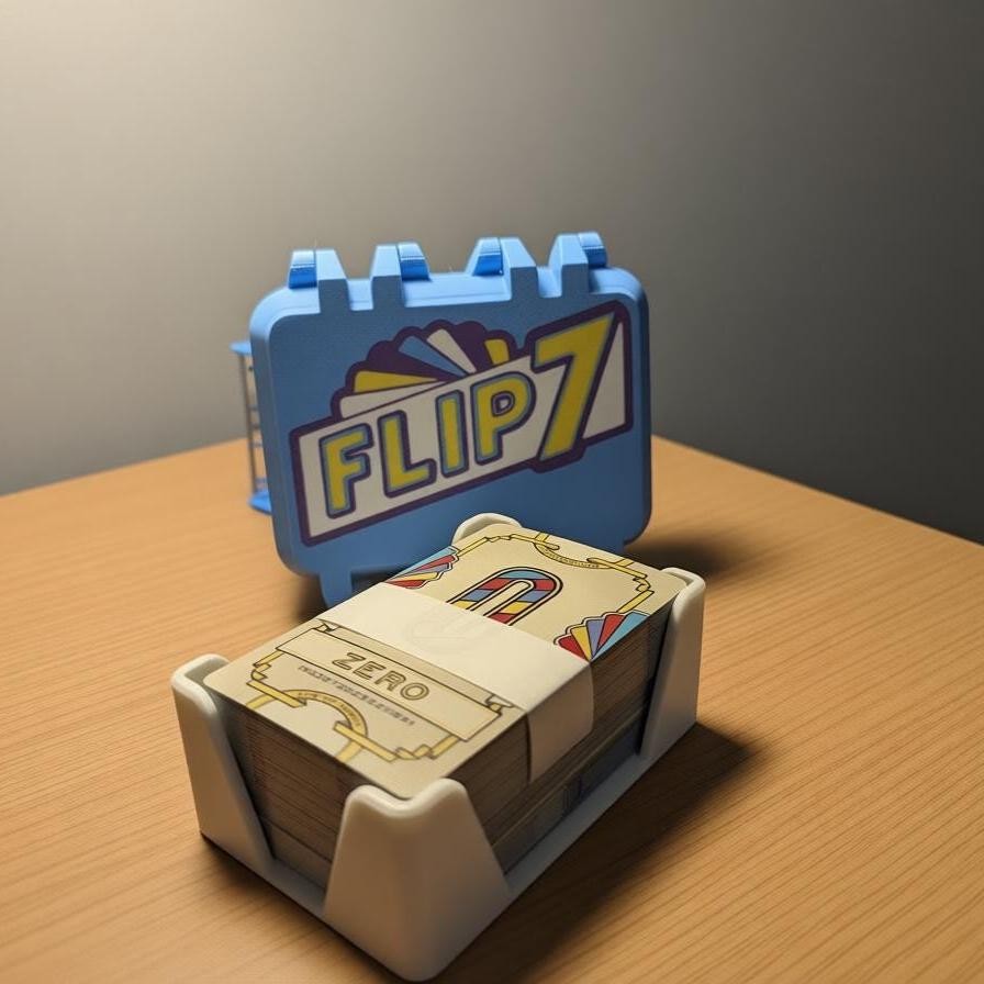 Flip 7 Game 3D Printed Storage Box