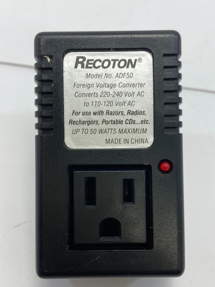 Recoton ADF50 Used Foreign Voltage Converter