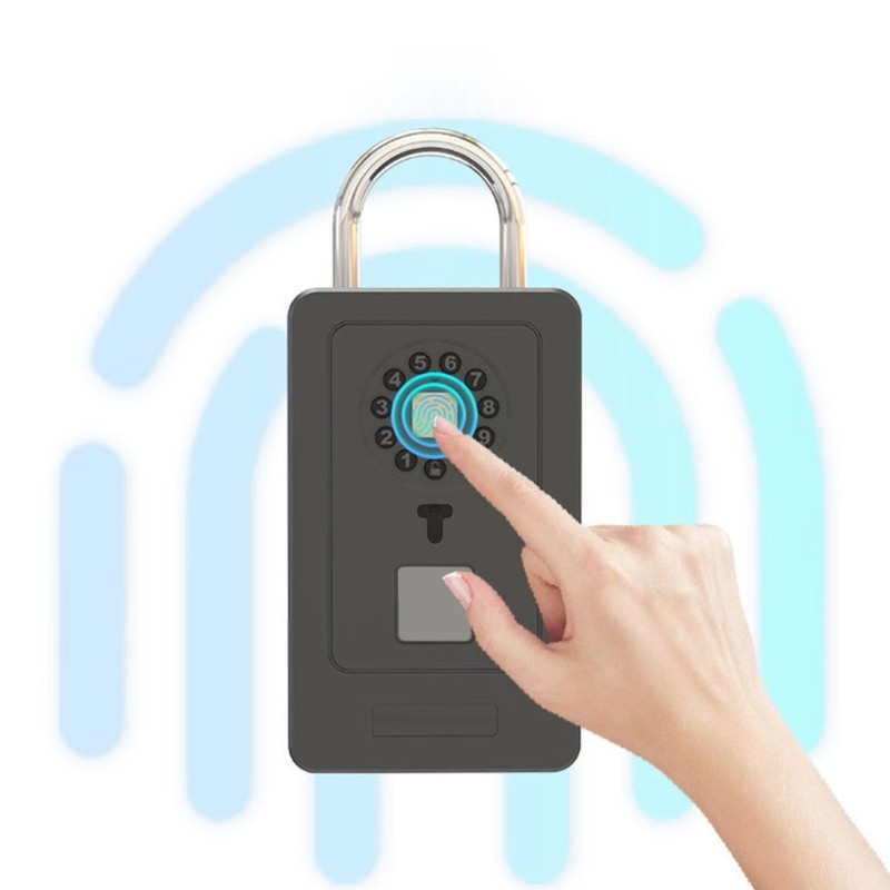 Multifunction Key Lockboxes Key Lock Box Wireless Lockboxes Metal for Garage or