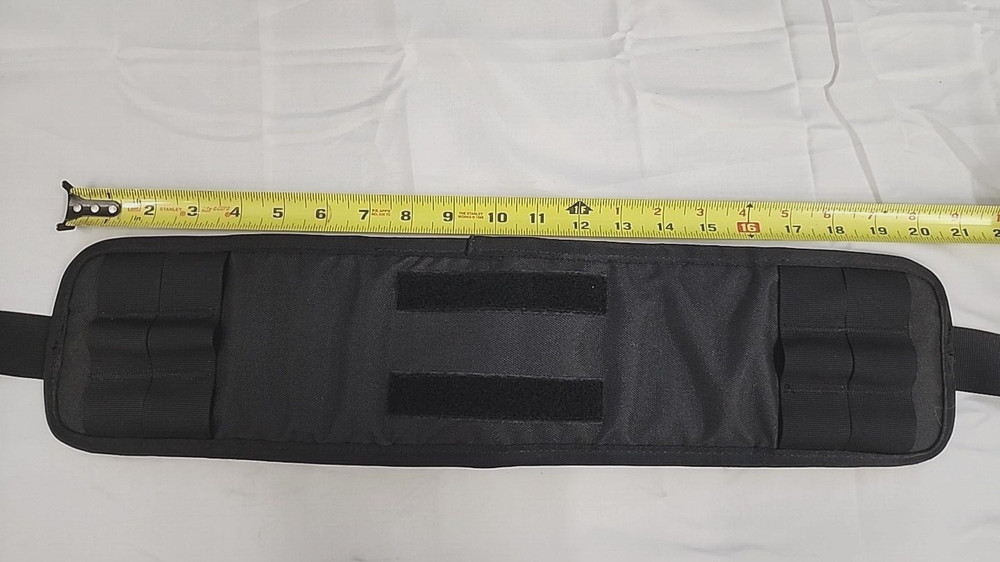 Utility/GP Pouch + 21" Back Brace Black