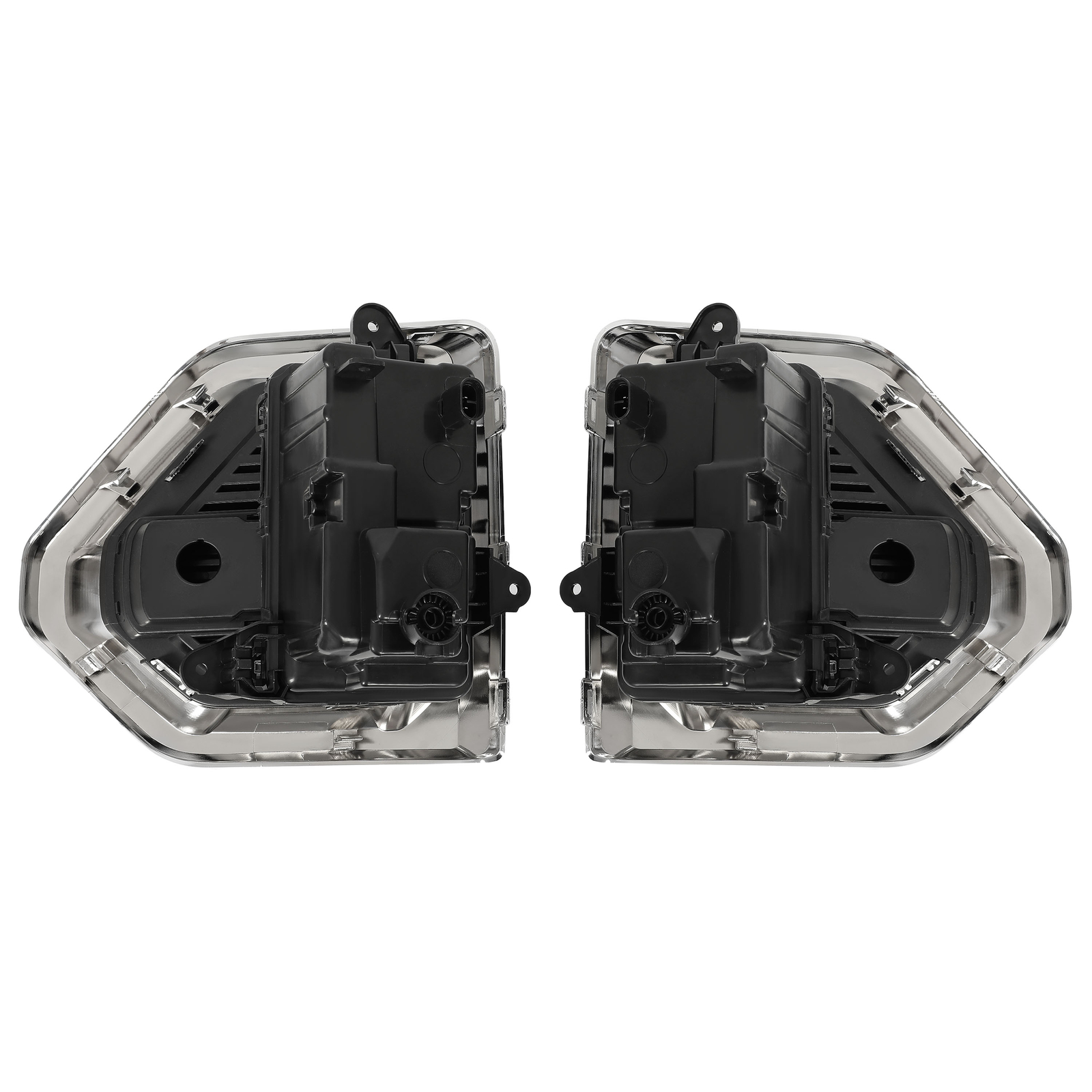 Fog Lights Lamp LED W/Chrome Bezels For GMC Sierra 1500 Denali 2019-2022