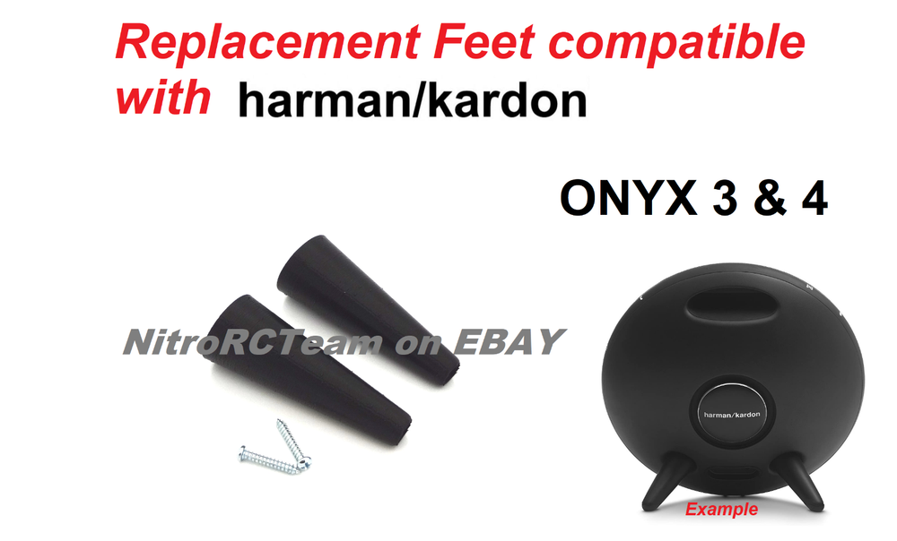 Harman Kardon Onyx Studio 3 & 4 bluetooth speaker Replacement Legs feet