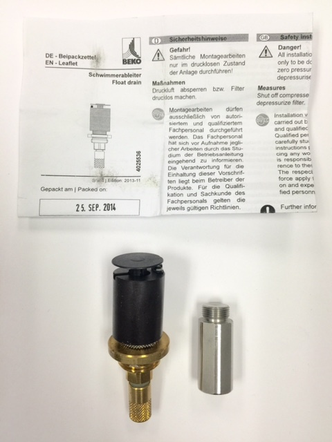 M12.FD.0001 FLOAT DRAIN INCL. ASSEMBLING/DISASSEMBLING TOOL