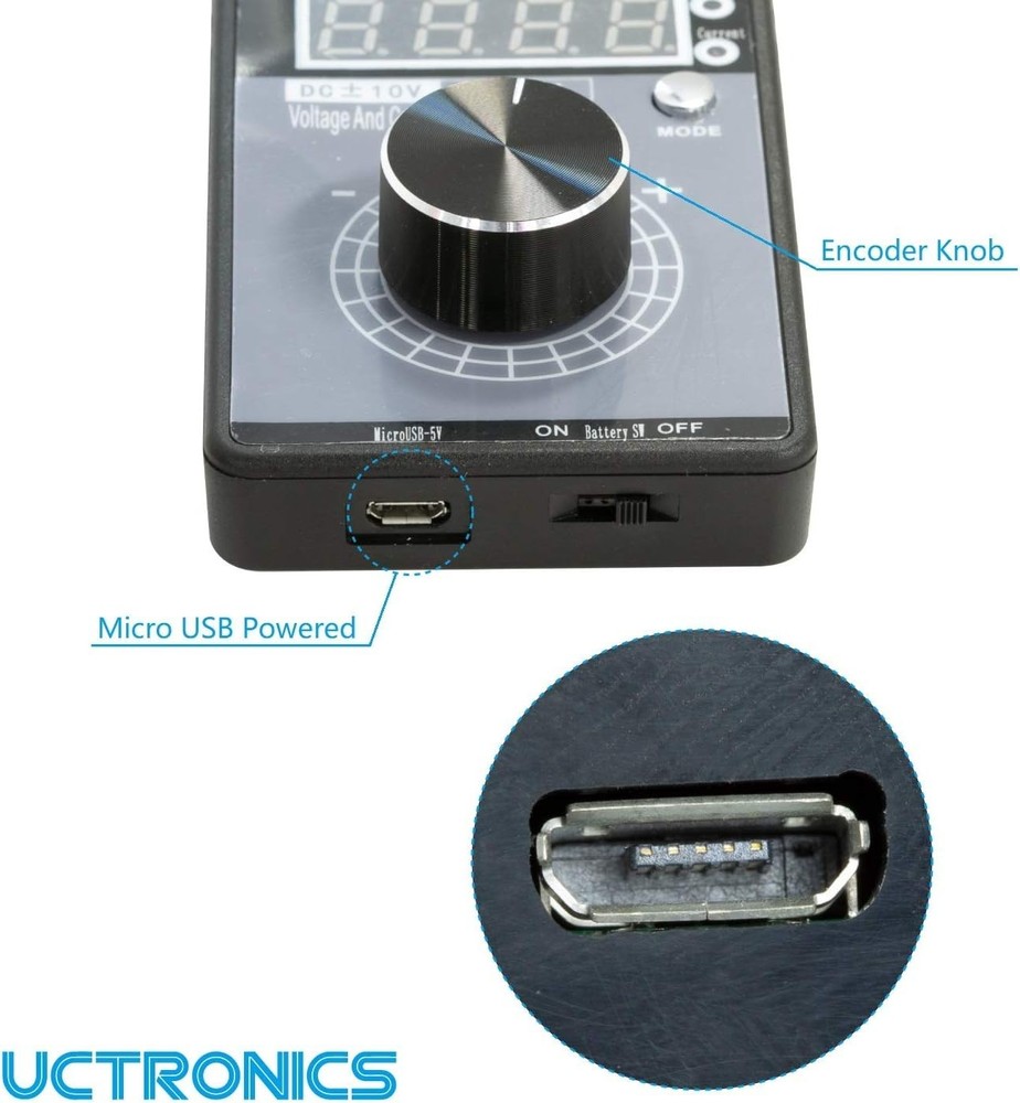 USB-Powered DC Voltage/Current Signal Generator for Accurate Device Testing