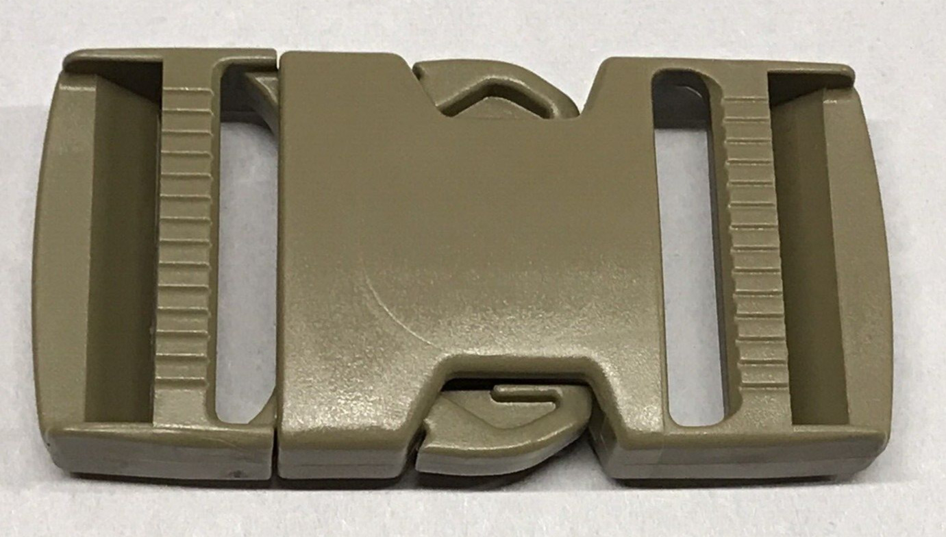 ITW NEXUS Tan 499 FASTEX Buckle ( # SR 1 1/2 ) 3 1/4 " x 1 1/2 " NOS