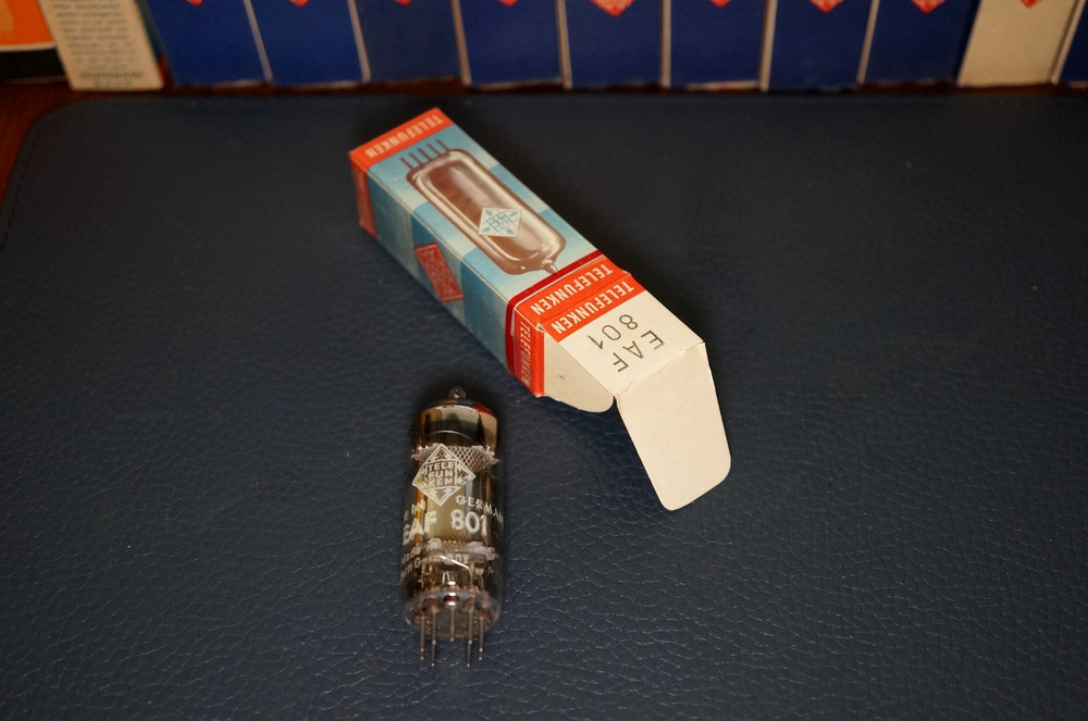 1 - Telefunken EAF801 / Audio Radio Tube  NIB / SEALED - EAF 801