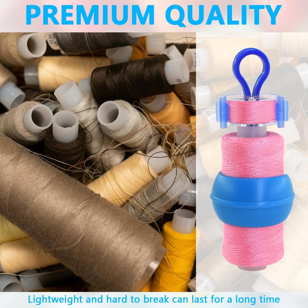 142pcs Bobbin Thread Buddies Set Sewing Thread Organizing Clips Bobbin Holder...