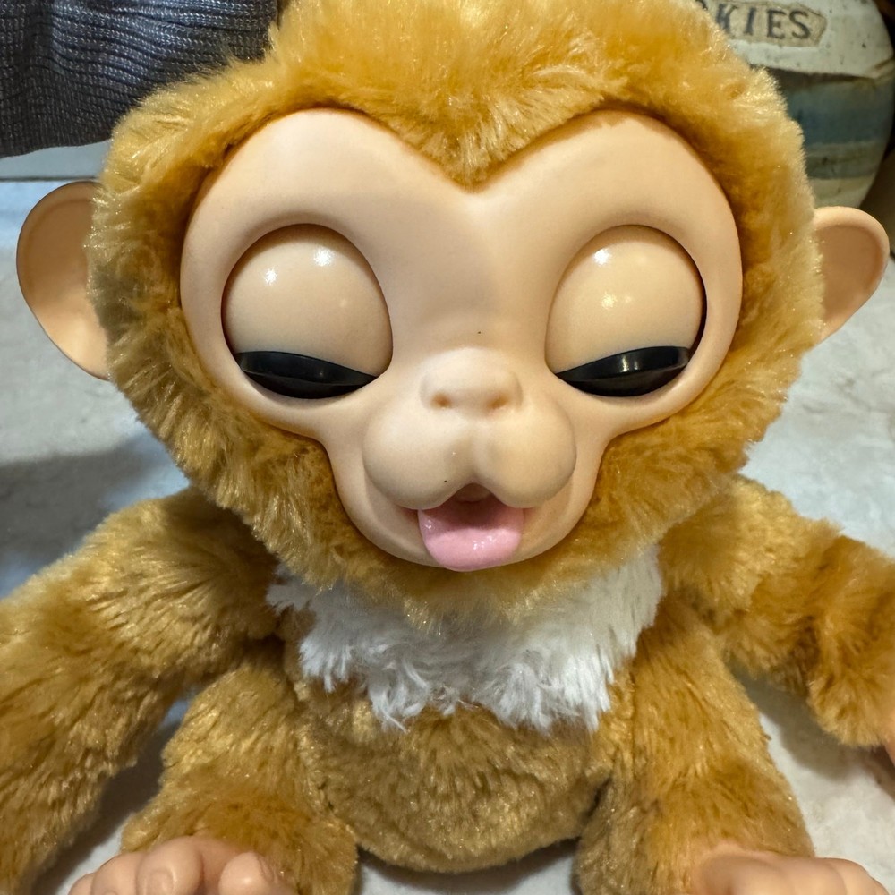 furReal Check-Up Zandi Monkey E0367 Hasbro Interactive Sounds WORKS