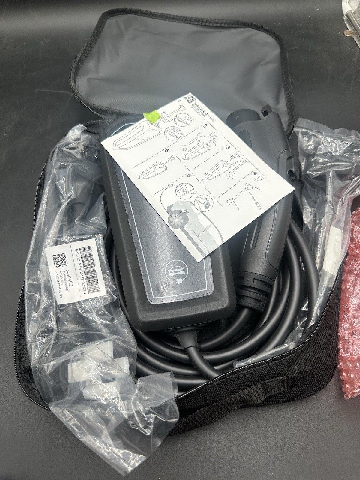 MERCEDES BENZ EQS EQB WEBASTO EV CHARGER OEM HOME CHARGING PLUG-IN CABLE CORD