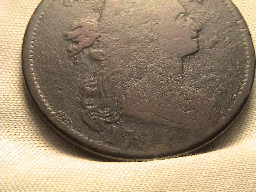 1797 Draped Bust Large Cent Stemless S-133 R5