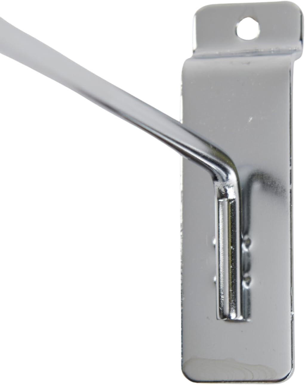 100 Chrome 12" Slatwall Peg Hooks Slat Wall Retail Display 6 mm Diameter Tubing