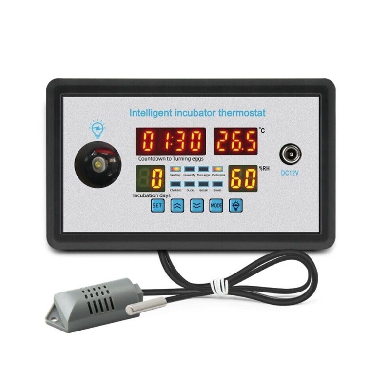 Automatic Digital Thermostat Temperature Control Egg Auto-Turning Incubator