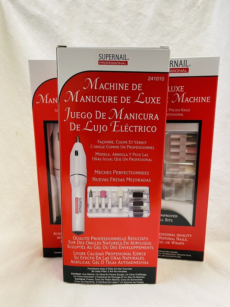 3 SUPERNAIL DELUXE MANICURE MACHINE