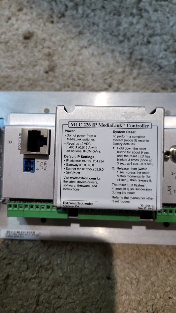 Extron MLC 226 IP AAP