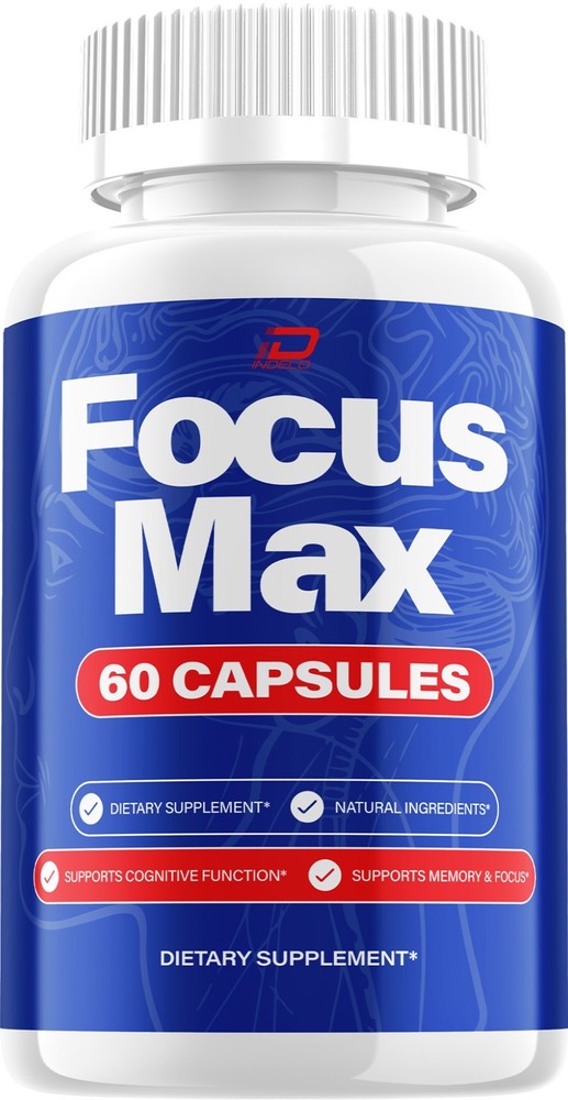 (1 Pack) Focus Max Capsules – FocusMax Natural Blend Memory Focus Support