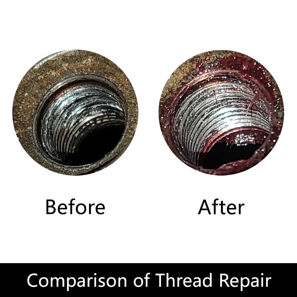 8mm Spark Plug Thread Repair Tool M8x1.0 for Engine Thread Chasing