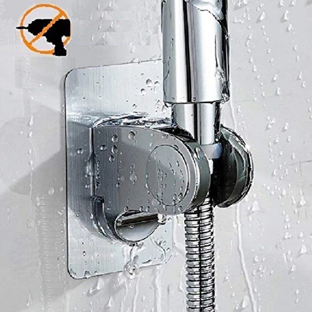 Self-adhesive Handheld Shower Head Holder Adjustable Wall Mount Shower Bracket