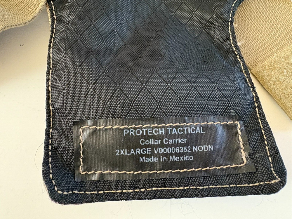 PROTECH Tactical Enhanced Collar Protector XXL Multicam Soft Ballistic Accessory