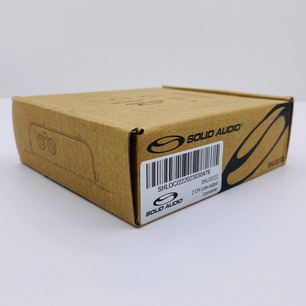 Solid Audio 2-Channel Active Line Output Converter with Auto Turn On SHLOC/22