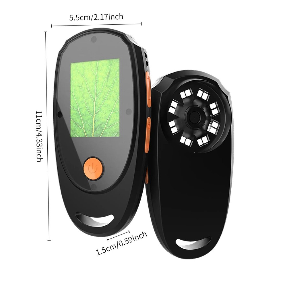 2.0-inch IPS Screen Handheld Digital Microscope with a 178° viewing angle