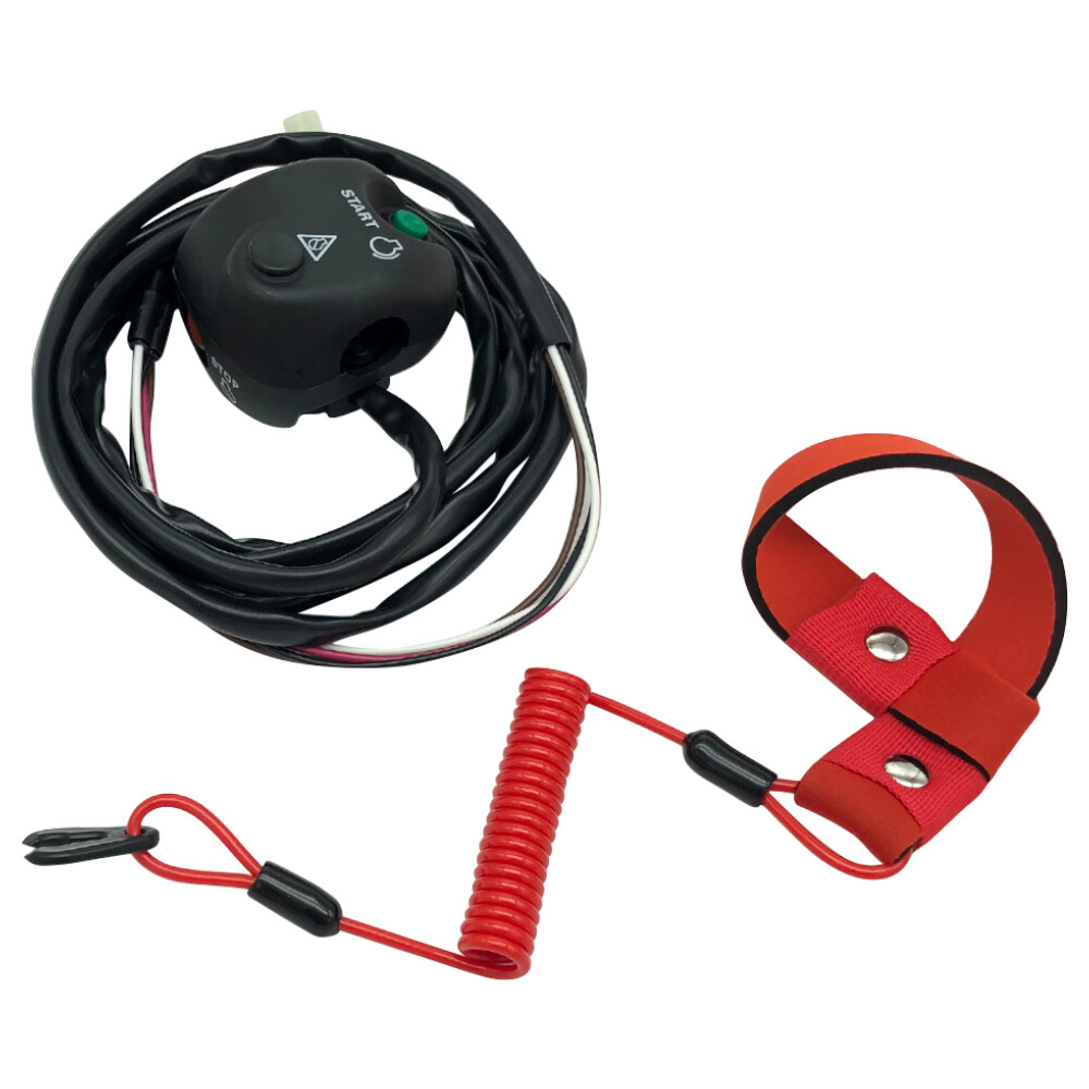 Handlebar Start Stop Switch Box w/Lanyard for Yamaha WaveRunner Superjet 700
