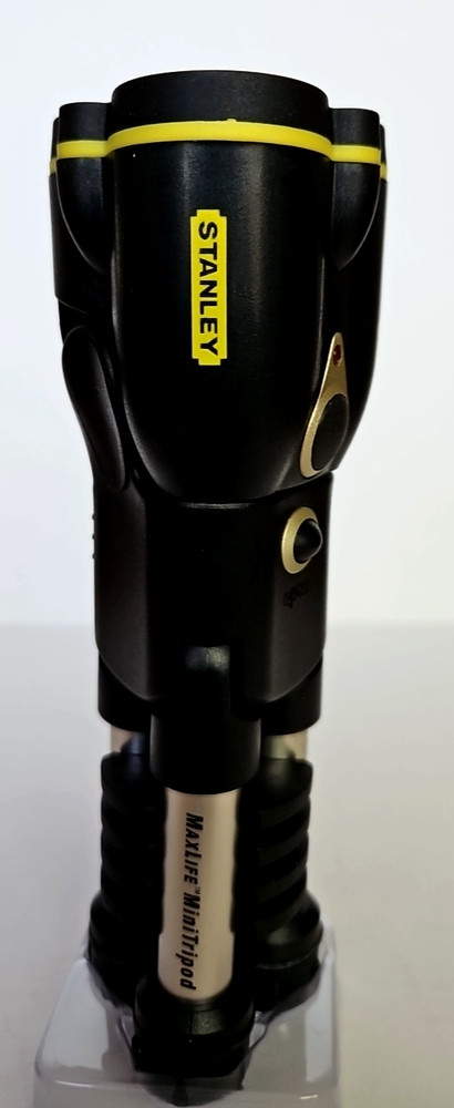 Stanley MaxLife Tripod Flashlight 6" Adjustable Head 3 LED 4 Pack NEW