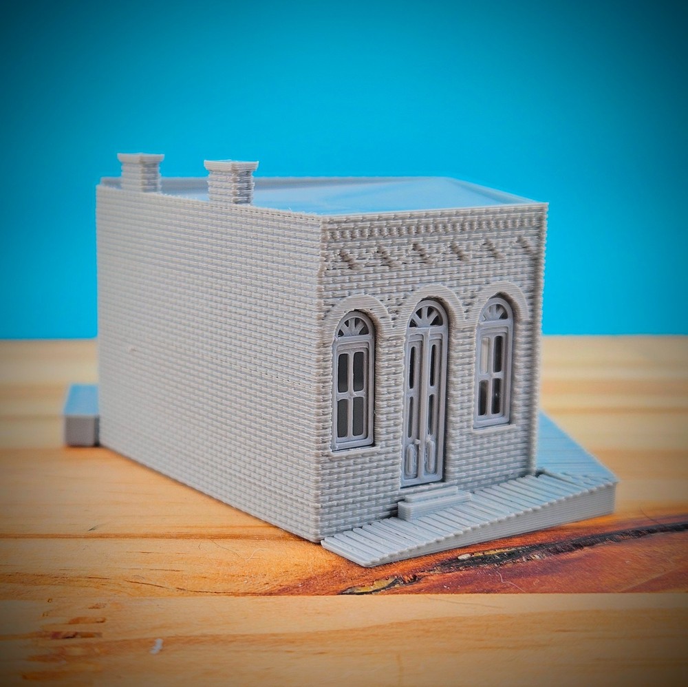 Z Scale - BlackHawk CO Corner Store - 1:220 Scale Building