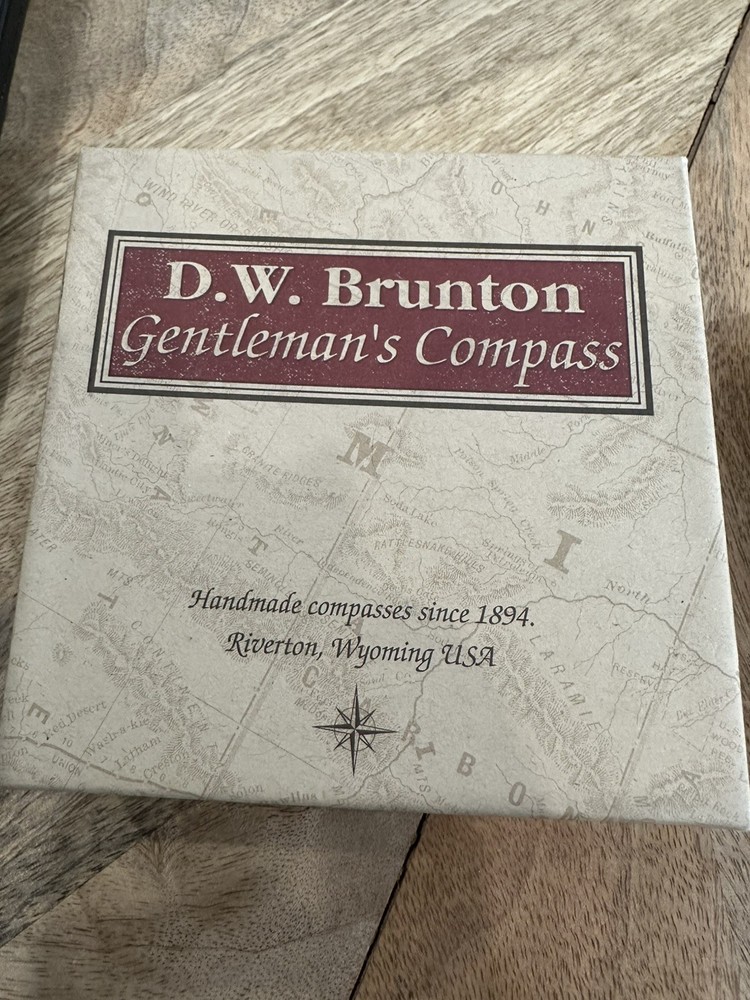 Brunton pocket compass with box new