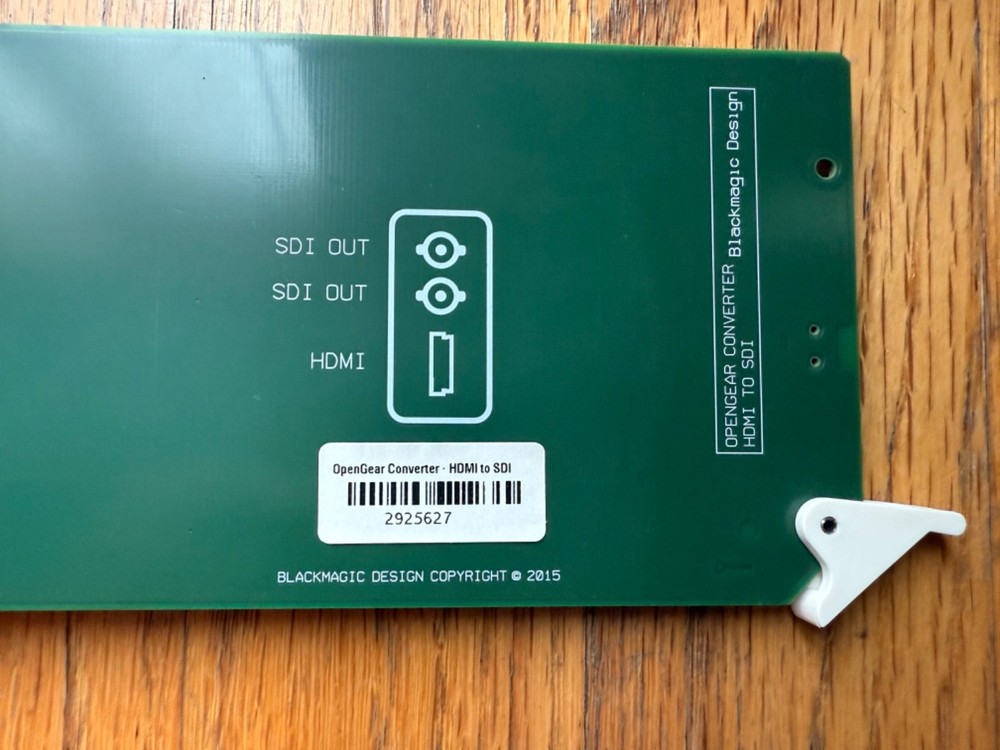 Opengear BMD BlackMagic Converter HDMI to SDI BMD-PCB87 Rev.E