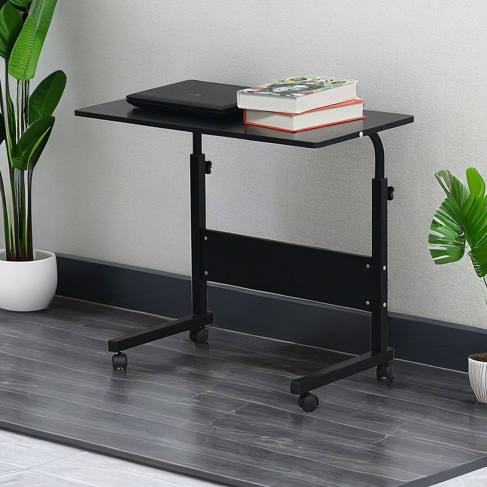 31.5'' Tabletop Black Adjustable Computer Desk, Ergonomic Portable Laptop Table