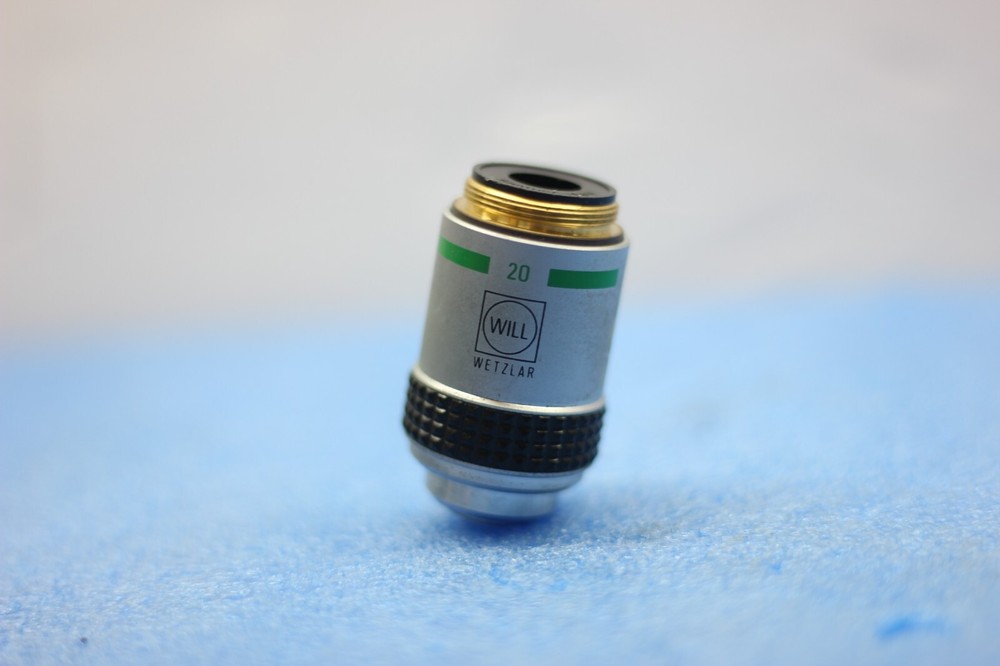 Will Wetzlar Microscope Objective Lens SPL Ph-p 20/0 25 RMS