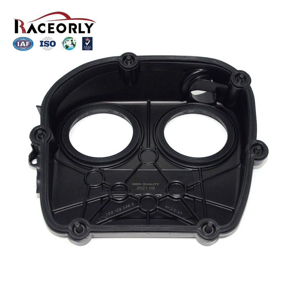 RACEORLY Aluminum Engine Upper Timing Cover For VW Golf GTI Audi 1.8 2.0 CJE CNC