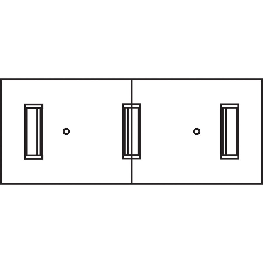 Lorell Prominence Conference Table Slim Base (plb24ge)
